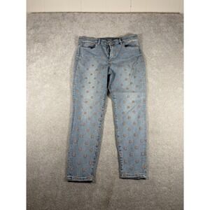 blank nyc the bond jeans star embroidery hi rise skinny